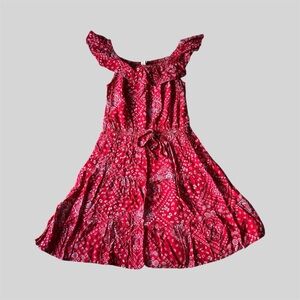 Junior’s Red and White Bepop Dress